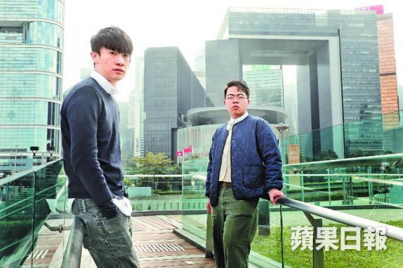梁頌恆（左）認為民主派「關鍵一席」已站不住腳；林朗彥（右）則稱主流泛民議題設定仍然保守。許頌明攝