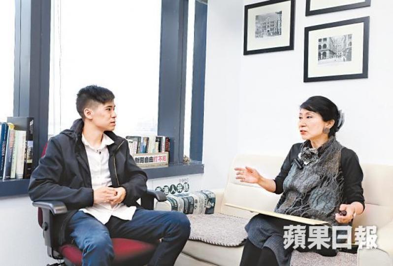 對於焦土派提出全面放棄議會,岑敖暉、毛孟靜認為並非出路。王心義攝 對於焦土派提出全面放棄議會,岑敖暉、毛孟靜認為並非出路。王心義攝