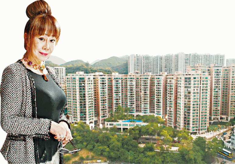 已故才女林燕妮(左圖)的北角寶馬山花園單位本周拍賣。資料圖片 已故才女林燕妮(左圖)的北角寶馬山花園單位本周拍賣。資料圖片