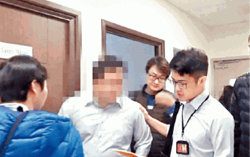 台警拘捕涉案疑犯。 台警拘捕涉案疑犯。