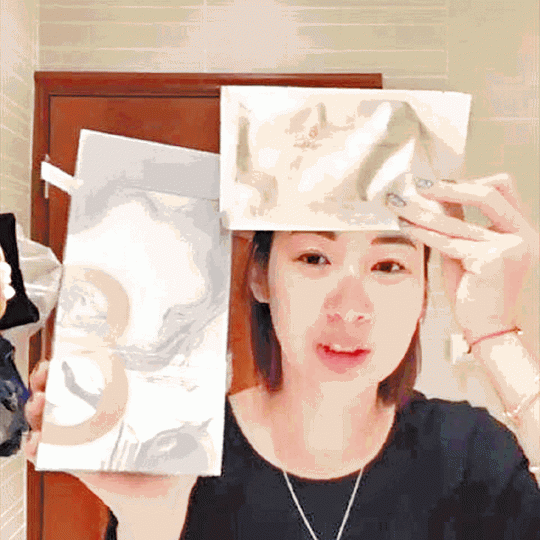 藝人莊思敏曾在社交網站拍片試用「女神面膜」。 藝人莊思敏曾在社交網站拍片試用「女神面膜」。