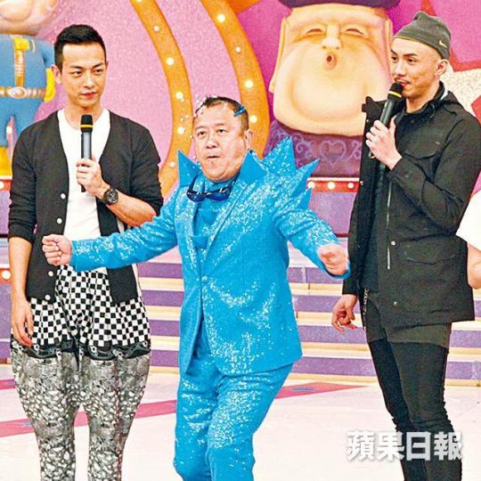 張繼聰與梁競徽在13年曾一同出席曾志偉的節目，當時兩人在節目上也有講有笑。資料圖片