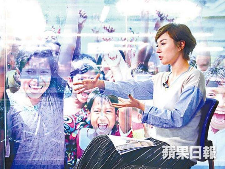 心悠今年定下目標學游水，已火速達成。