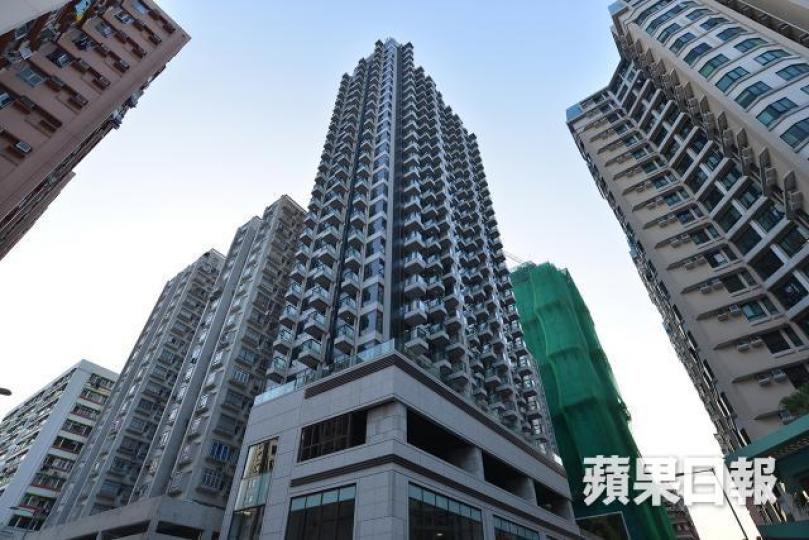 麗新與市建局合作發展的喜築。黃偉傑攝 麗新與市建局合作發展的喜築。黃偉傑攝