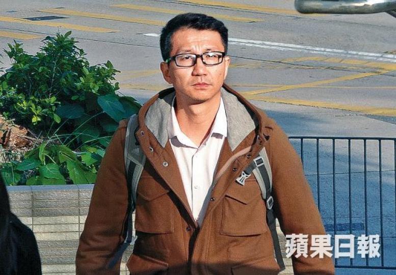 現已停職的被告劉元明被判盜竊罪成。 現已停職的被告劉元明被判盜竊罪成。
