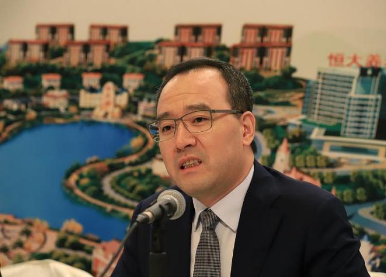 恒大健康董事長時守明。資料圖片 恒大健康董事長時守明。資料圖片