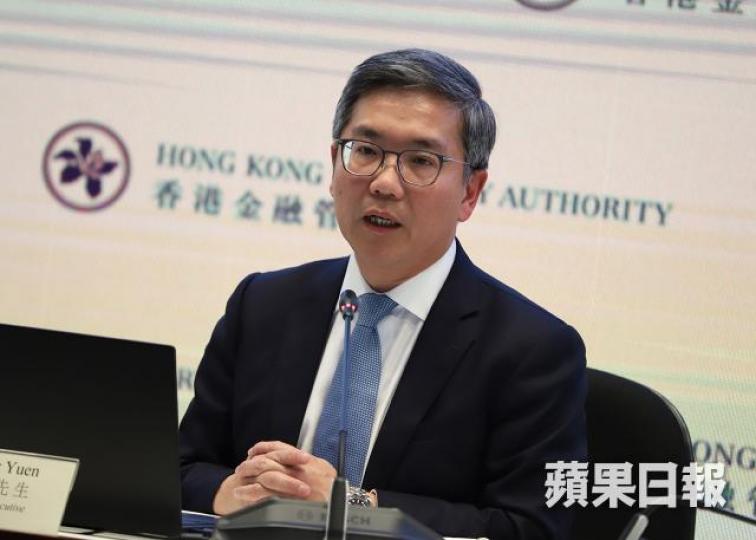 金管局副總裁阮國恒。譚德潤攝 金管局副總裁阮國恒。譚德潤攝