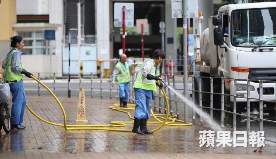有食物環境衞生署主要外判清潔商申請上市。資料圖片 有食物環境衞生署主要外判清潔商申請上市。資料圖片
