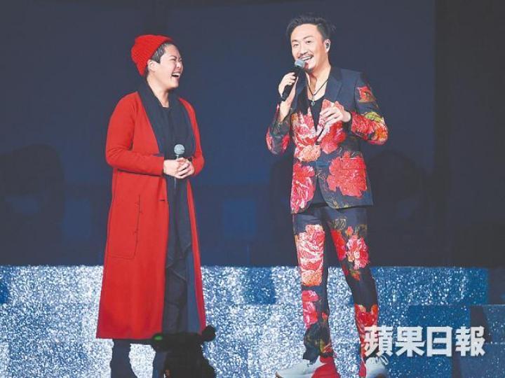 鄭中基前晚請林二汶做嘉賓，二汶指雙方不太熟絡。