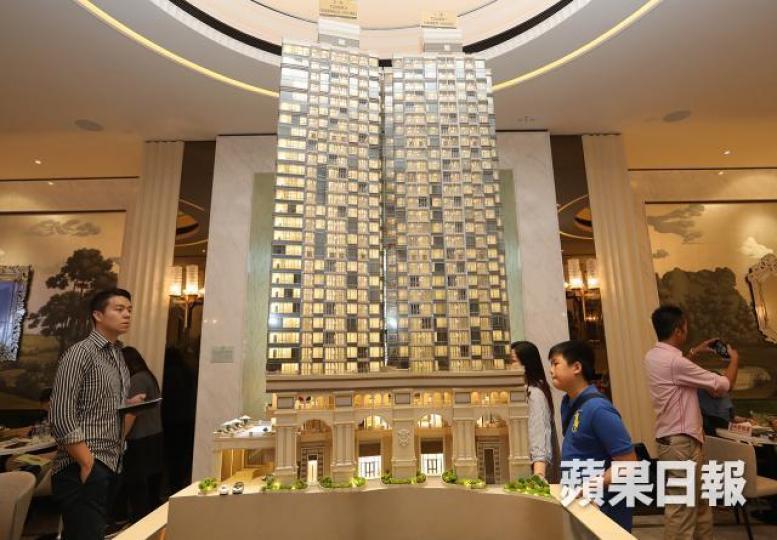 地產商近年常推高成數按揭促銷。 地產商近年常推高成數按揭促銷。