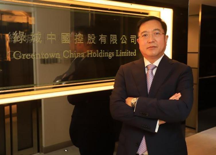綠城中國執行董事李青岸。資料圖片 綠城中國執行董事李青岸。資料圖片
