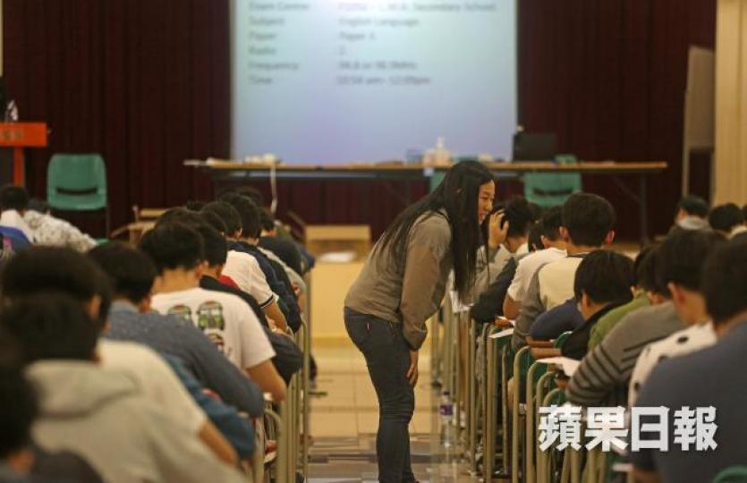 文憑試非香港身份證報考考生增逾倍。 文憑試非香港身份證報考考生增逾倍。