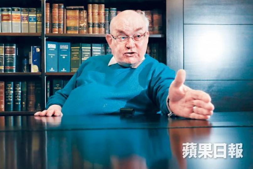 戴啟思指如一國因司法制度缺失而未與他國簽署引渡協議,則就算一次性移交也不該。資料圖片 戴啟思指如一國因司法制度缺失而未與他國簽署引渡協議,則就算一次性移交也不該。資料圖片