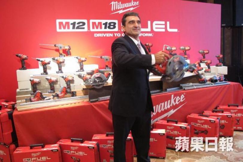 創科主要生產銷售電動工具;圖為集團行政總裁Joseph Galli。資料圖片 創科主要生產銷售電動工具;圖為集團行政總裁Joseph Galli。資料圖片