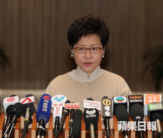 北京首次以公函方式向特區行政長官發文,表態支持特區禁民族黨做法,並要求特首林鄭月娥(圖)向中央交報告。 北京首次以公函方式向特區行政長官發文,表態支持特區禁民族黨做法,並要求特首林鄭月娥(圖)向中央交報告。