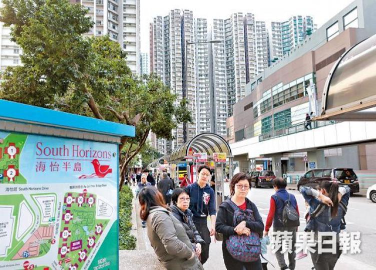 海怡半島近年租金持續上升。黃耀興攝