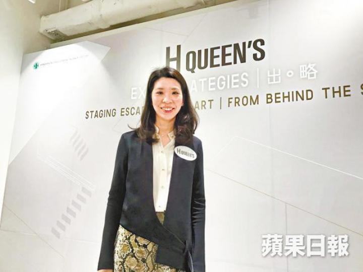 李敬恩表示,H Queen's已租出約九成單位。黃朗鈞攝 李敬恩表示,H Queen's已租出約九成單位。黃朗鈞攝