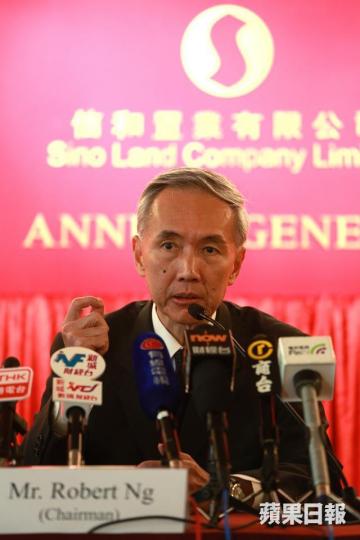 信置主席黃志祥。資料圖片 信置主席黃志祥。資料圖片