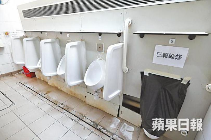 食環未來翻新公廁時會試行新科技,改善公廁氣味。何柏佳攝 食環未來翻新公廁時會試行新科技,改善公廁氣味。何柏佳攝