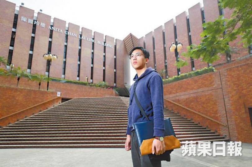 林穎恒無奈承認,大學已淪為受政權干預的地方。 林穎恒無奈承認,大學已淪為受政權干預的地方。