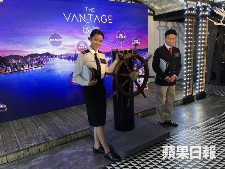 恒地早前請來藝人劉穎璇為樓盤造勢。資料圖片 恒地早前請來藝人劉穎璇為樓盤造勢。資料圖片