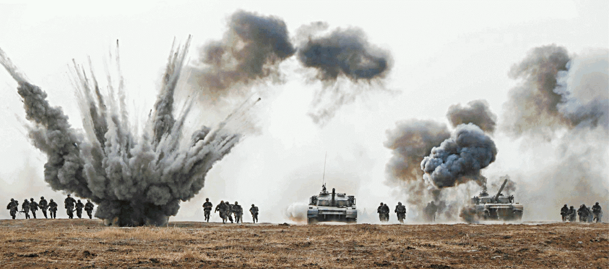 習近平上台以來頻頻進行軍事演習,軍費開支有增無減。 習近平上台以來頻頻進行軍事演習,軍費開支有增無減。