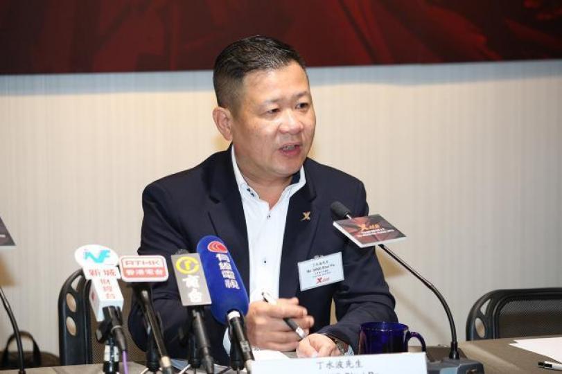 特步主席丁水波。資料圖片 特步主席丁水波。資料圖片