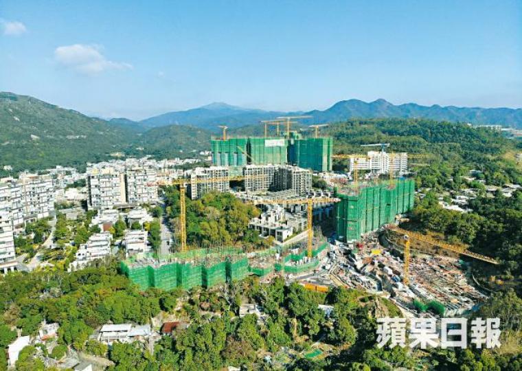 恒大旗下屯門管翠路住宅項目涉及1,982伙。資料圖片 恒大旗下屯門管翠路住宅項目涉及1,982伙。資料圖片