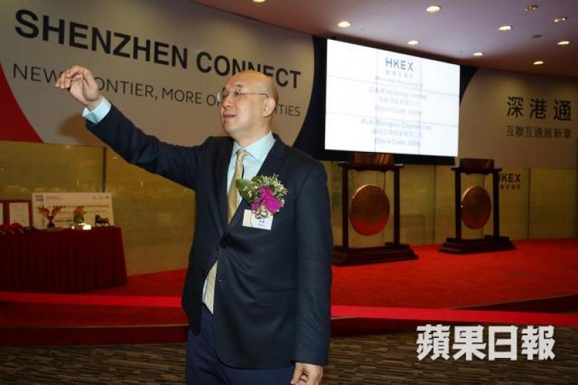 藥明生物董事長李革。 資料圖片 藥明生物董事長李革。 資料圖片