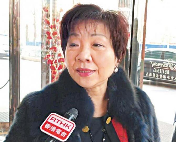 朱李月華日前在北京參與兩會期間接受傳媒訪問。