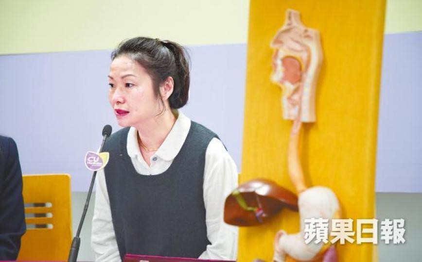 Agnes受胃功能失調困擾多年,學會控制情緒和壓力後,病情大為改善。 Agnes受胃功能失調困擾多年,學會控制情緒和壓力後,病情大為改善。