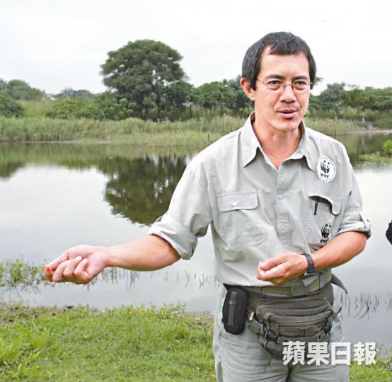 楊路年是米埔自然保護區首任經理,一生致力推動濕地保育。資料圖片 楊路年是米埔自然保護區首任經理,一生致力推動濕地保育。資料圖片