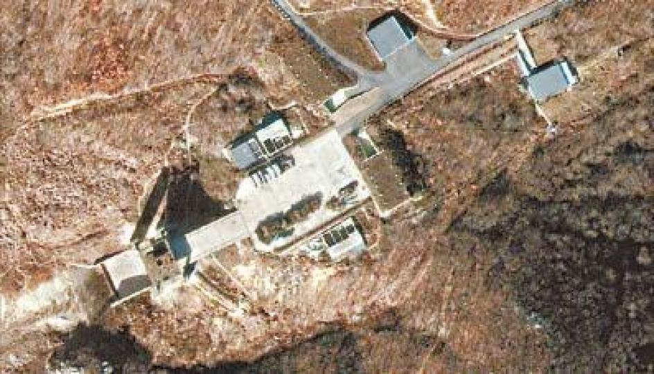 西海導彈發射場正進行重建工程。美聯社 西海導彈發射場正進行重建工程。美聯社