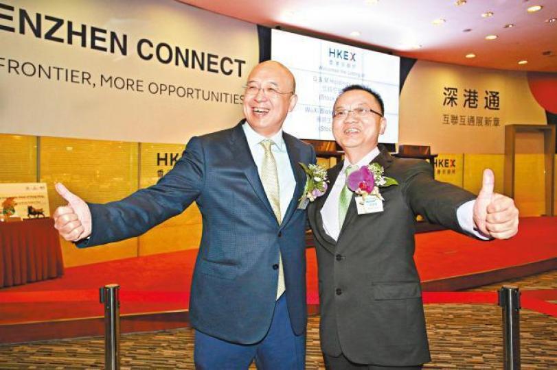 藥明康德及主席李革(左),被指在2015年私有化公司時,隱瞞有意將藥明生物等分拆上市;右為藥明生物首席執行官陳智勝。資料圖片 藥明康德及主席李革(左),被指在2015年私有化公司時,隱瞞有意將藥明生物等分拆上市;右為藥明生物首席執行官陳智勝。資料圖片