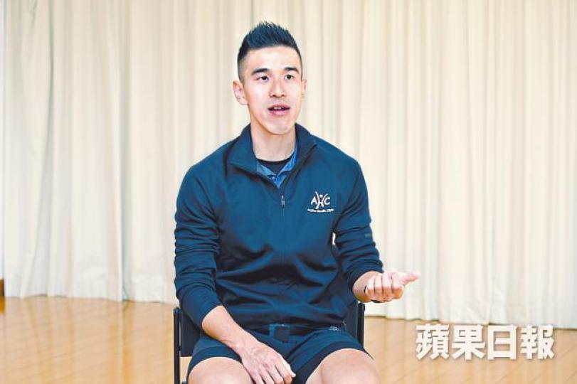 王軒麟指該高強度間歇訓練有助患者改善血糖水平。李潤芳攝 王軒麟指該高強度間歇訓練有助患者改善血糖水平。李潤芳攝