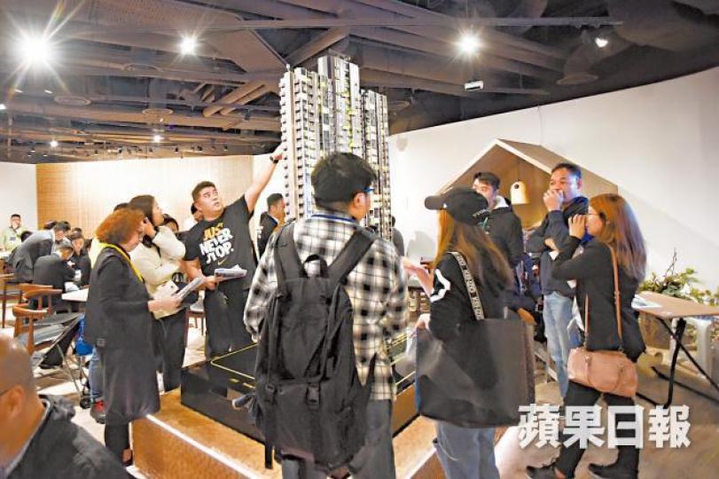 瑧尚昨日加推100伙,反應熱烈。 瑧尚昨日加推100伙,反應熱烈。