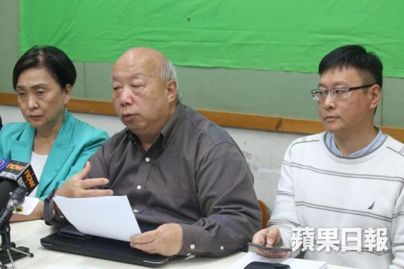 羅沃啟(中)表示,內地欠缺基本法治精神及程序公義,巧立名目打擊異見人士,本港不應與內地有引渡逃犯安排。黎樹雄攝 羅沃啟(中)表示,內地欠缺基本法治精神及程序公義,巧立名目打擊異見人士,本港不應與內地有引渡逃犯安排。黎樹雄攝