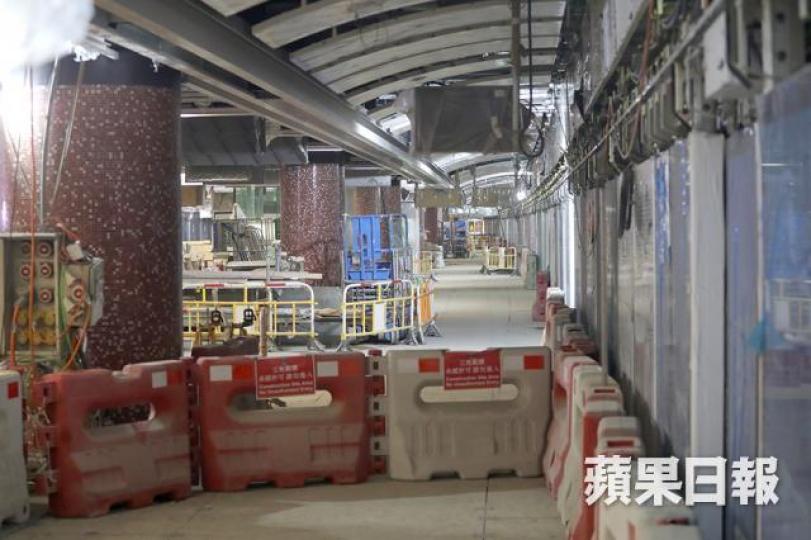 港鐵上周重啟沙中綫紅磡站月台層板的超聲波檢驗。資料圖片 港鐵上周重啟沙中綫紅磡站月台層板的超聲波檢驗。資料圖片