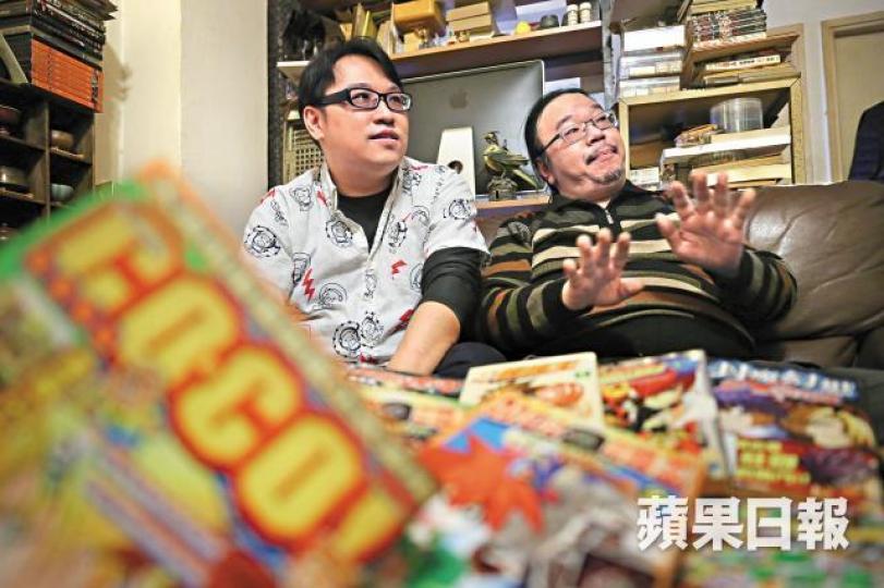 漫畫家方米高(左)和力奇(右)不約而同坦言自己好好彩。力奇最受歡迎的原創漫畫《封魔幻想》。方米高在《LUCKY》(右)內連載的《Battle Spirit》漫畫,獨立發行單行本(左)。 漫畫家方米高(左)和力奇(右)不約而同坦言自己好好彩。力奇最受歡迎的原創漫畫《封魔幻想》。方米高在《LUCKY》(右)內連載的《Battle Spirit》漫畫,獨立發行單行本(左)。