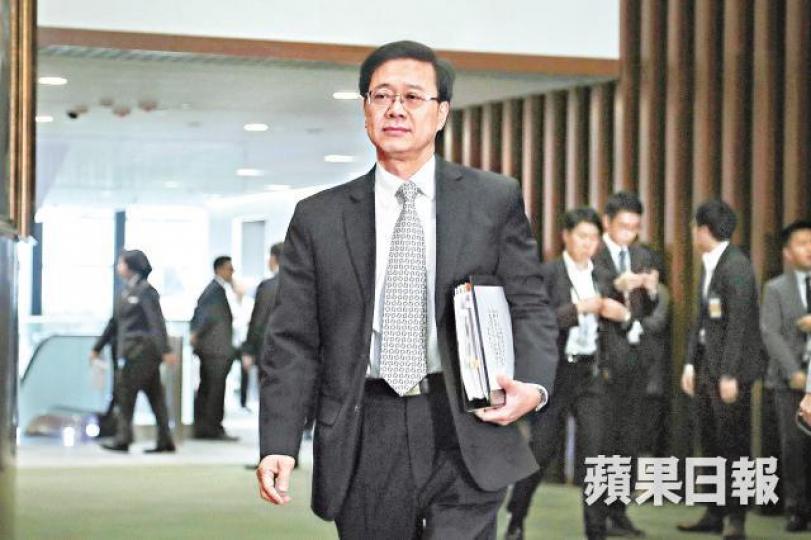 保安局局長李家超 保安局局長李家超
