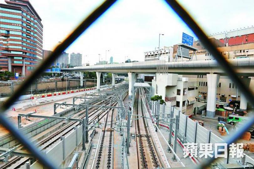 沙中綫紅磡站鋼筋的不合格比率約32%。資料圖片 沙中綫紅磡站鋼筋的不合格比率約32%。資料圖片