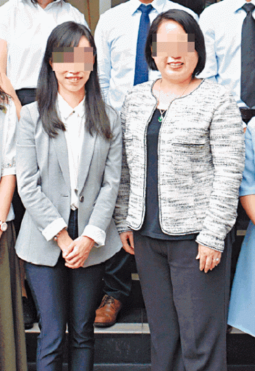 東華三院辛亥年總理中學的英文科主任(左)及副校長(右)被指欺凌同事。 東華三院辛亥年總理中學的英文科主任(左)及副校長(右)被指欺凌同事。
