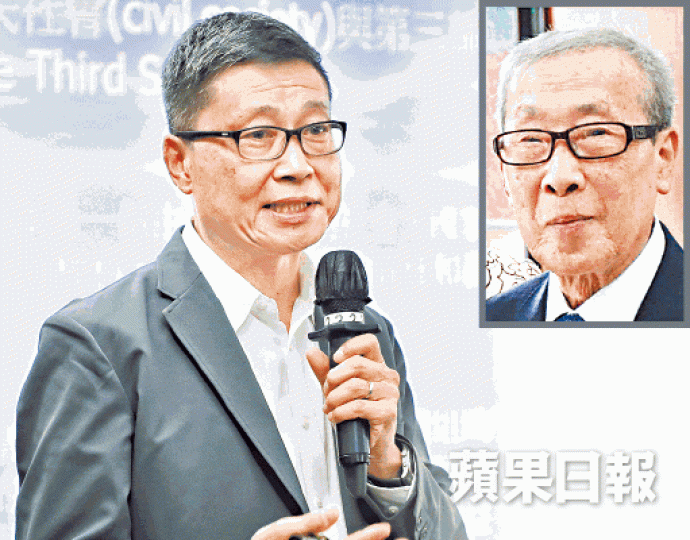 陳健民(左圖)盛讚父親堅毅不拔撫育子女成長。 陳健民(左圖)盛讚父親堅毅不拔撫育子女成長。