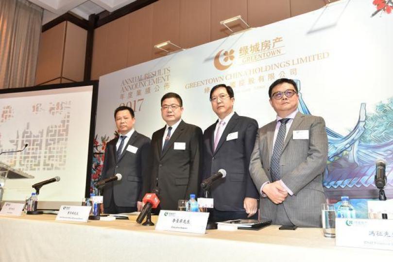 綠城中國指今年積極引入戰略投資者以擴大股本。 綠城中國指今年積極引入戰略投資者以擴大股本。