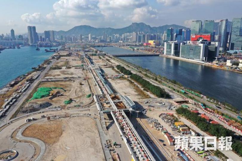 啟德跑道地第4B區1號住宅用地估值94億至108億元。資料圖片 啟德跑道地第4B區1號住宅用地估值94億至108億元。資料圖片