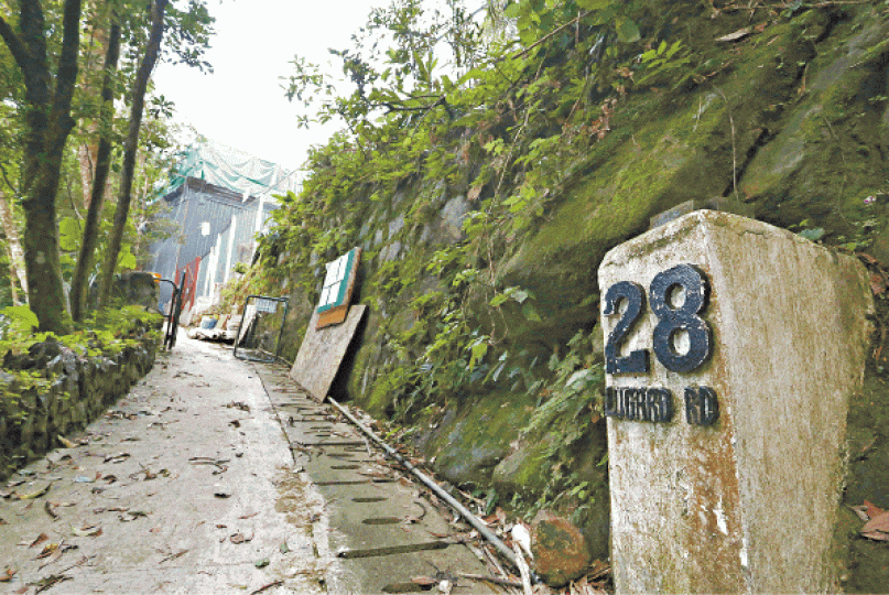 盧吉道28號的三級歷史建築大宅,幸有廢墟人以照片記錄,可供日後考究。資料圖片袁智仁 盧吉道28號的三級歷史建築大宅,幸有廢墟人以照片記錄,可供日後考究。資料圖片袁智仁