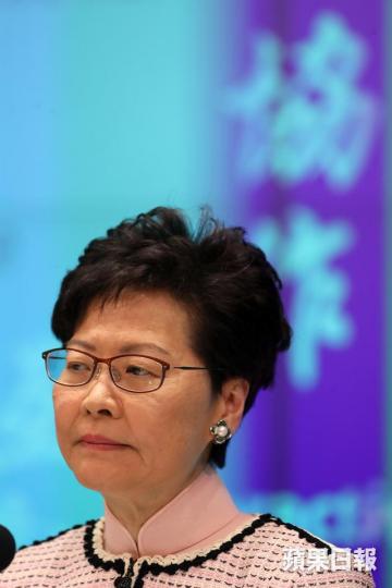 林鄭月娥強調,修訂《逃犯條例》由特區政府主動進行。 林鄭月娥強調,修訂《逃犯條例》由特區政府主動進行。