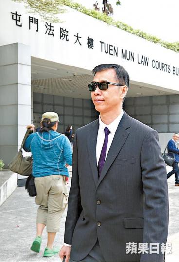 甘澤華被指趁與實習女醫生獨處時下手非禮。李潤芳攝 甘澤華被指趁與實習女醫生獨處時下手非禮。李潤芳攝
