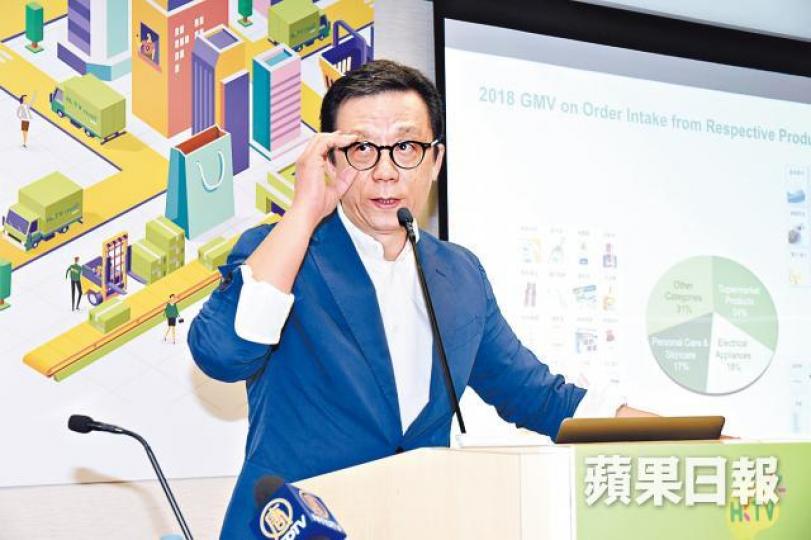 王維基對港視業務充滿信心,並表示有充裕資金打這一場仗。何耀勤攝 王維基對港視業務充滿信心,並表示有充裕資金打這一場仗。何耀勤攝