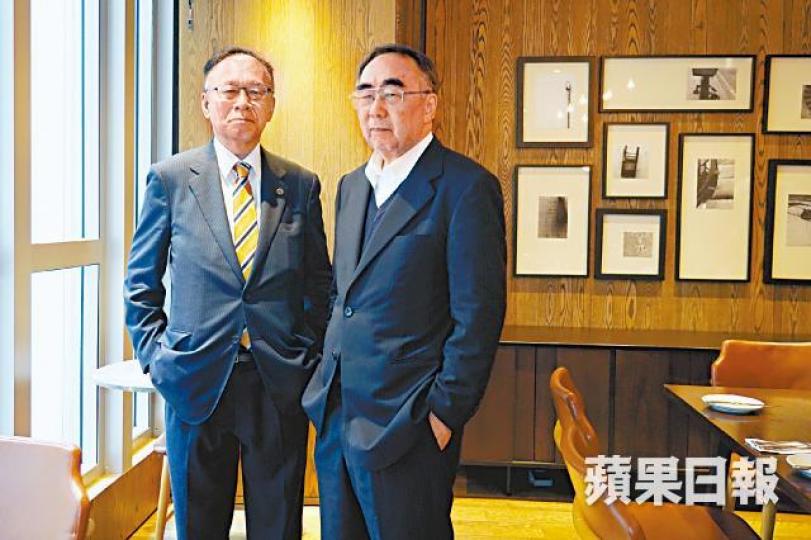 律師長谷川直彥（左）和一瀨敬一郎（右）多次為二戰遺留的權益問題，代表各國苦主與日本政府對簿公堂。朱家駿攝